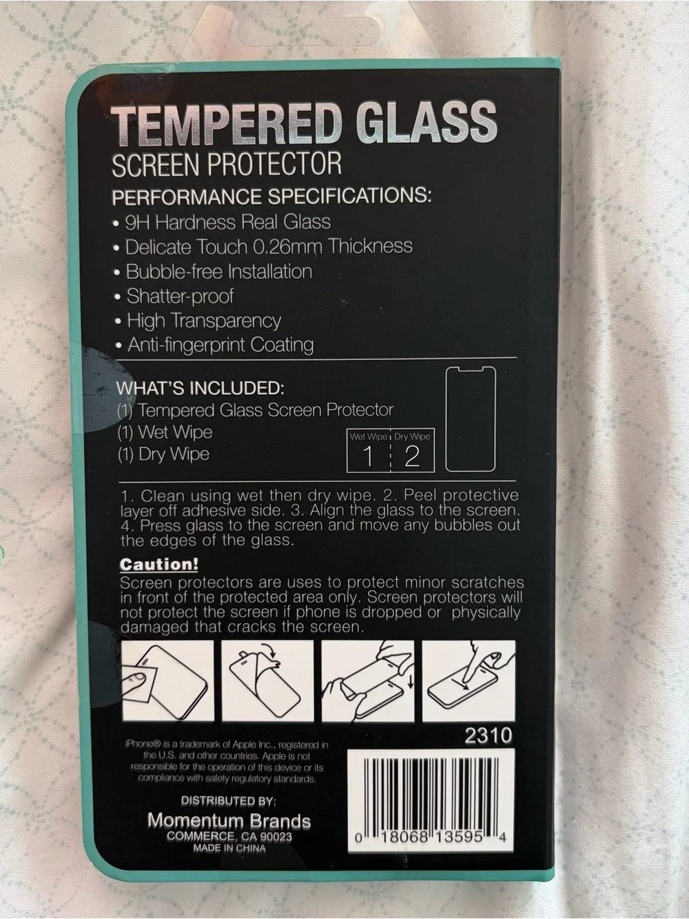 Tempered Glass Screen Protector For iPhone 13, iPhone 13 Pro & iPhone 14 New!